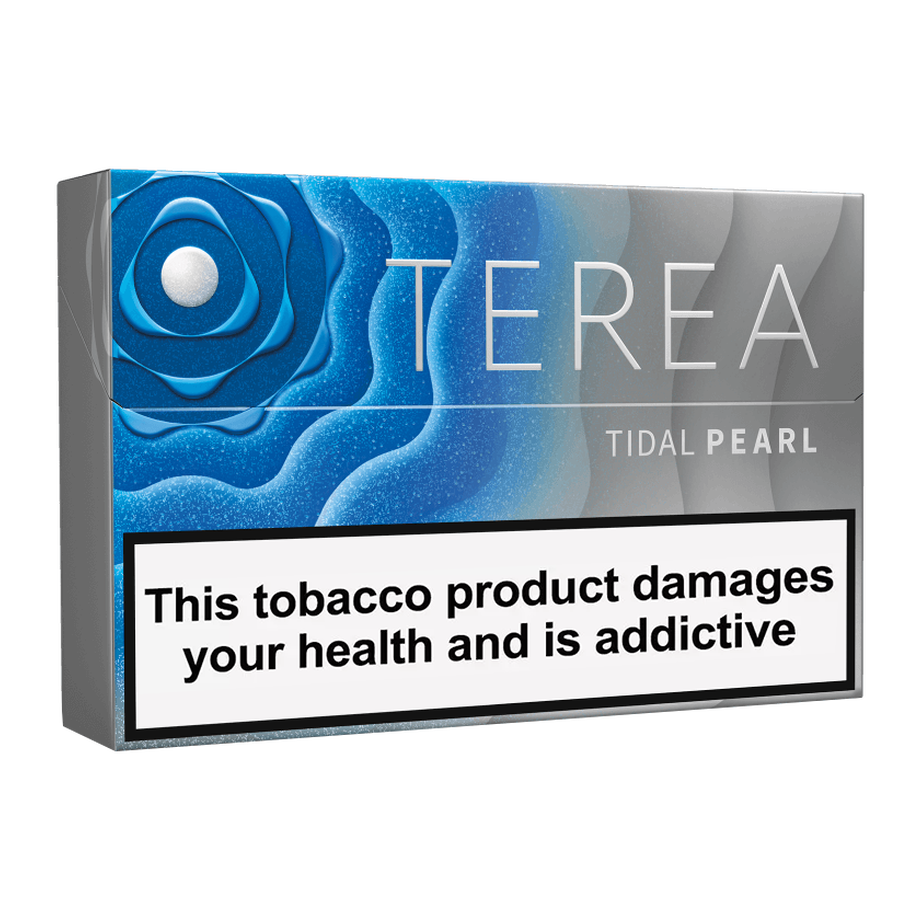 IQOS ILUMA uyumlu, ferah aromalı 1 numaralı Terea Tidal Pearl paketi.